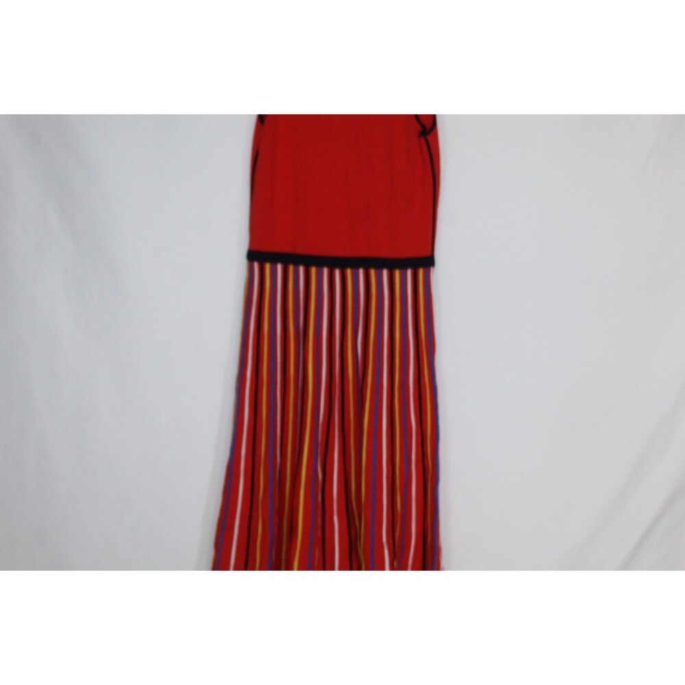 Banana Republic women's striped sleeveless a-line dress size XS colorful knit - Picture 10 of 12
